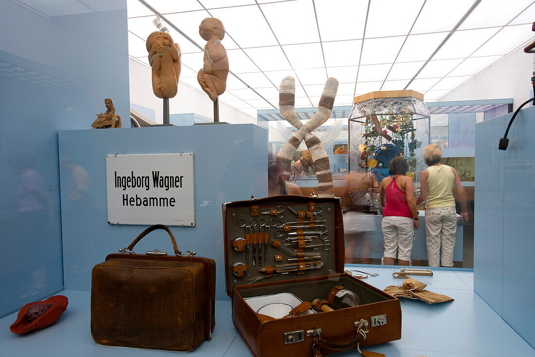 Das Deutsche Hygiene Museum, DHMD, Room 2 Living and Dying, Dresden, Saxony, Germany, Europe