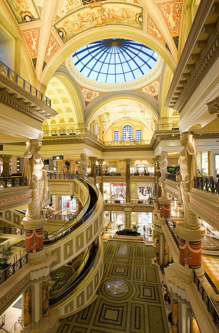 The Forum Shops at Caesars Palace in Las Vegas, Las Vegas, Nevada, USA