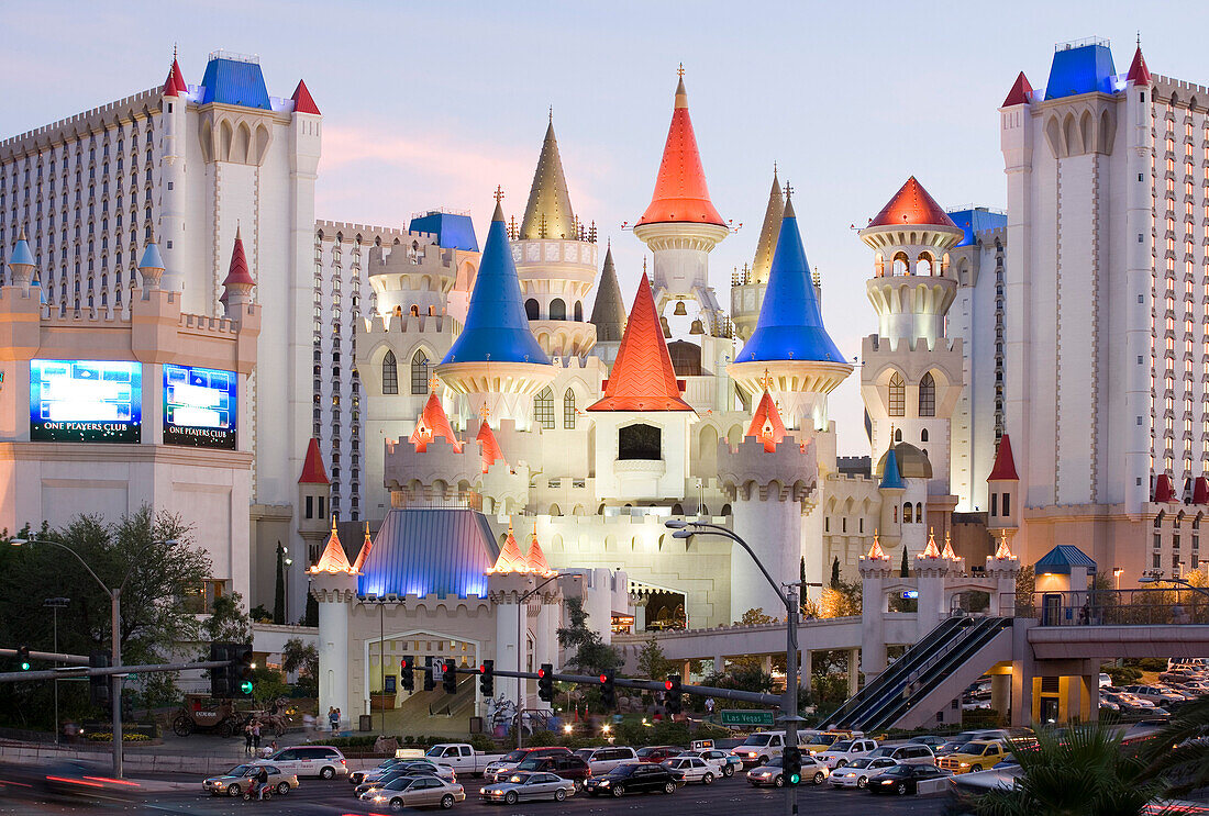 Excalibur Hotel and Casino in Las Vegas, Las Vegas, Nevada, USA
