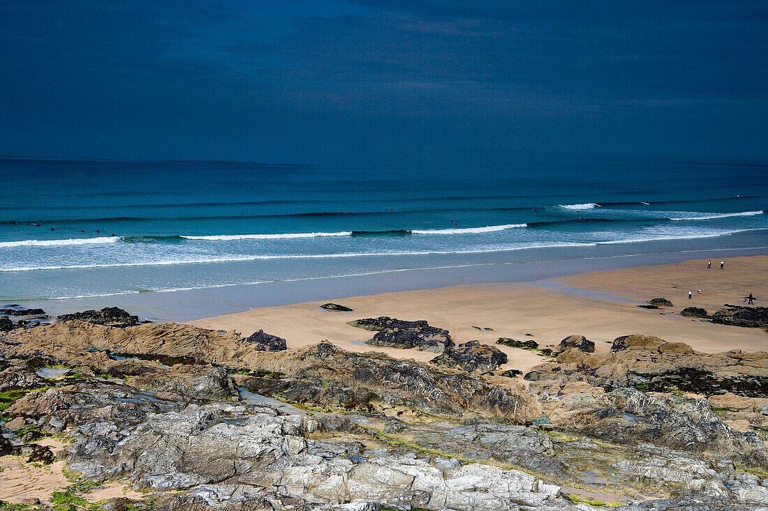 Europe, England, Cornwall, Fistral Beach near Newquay