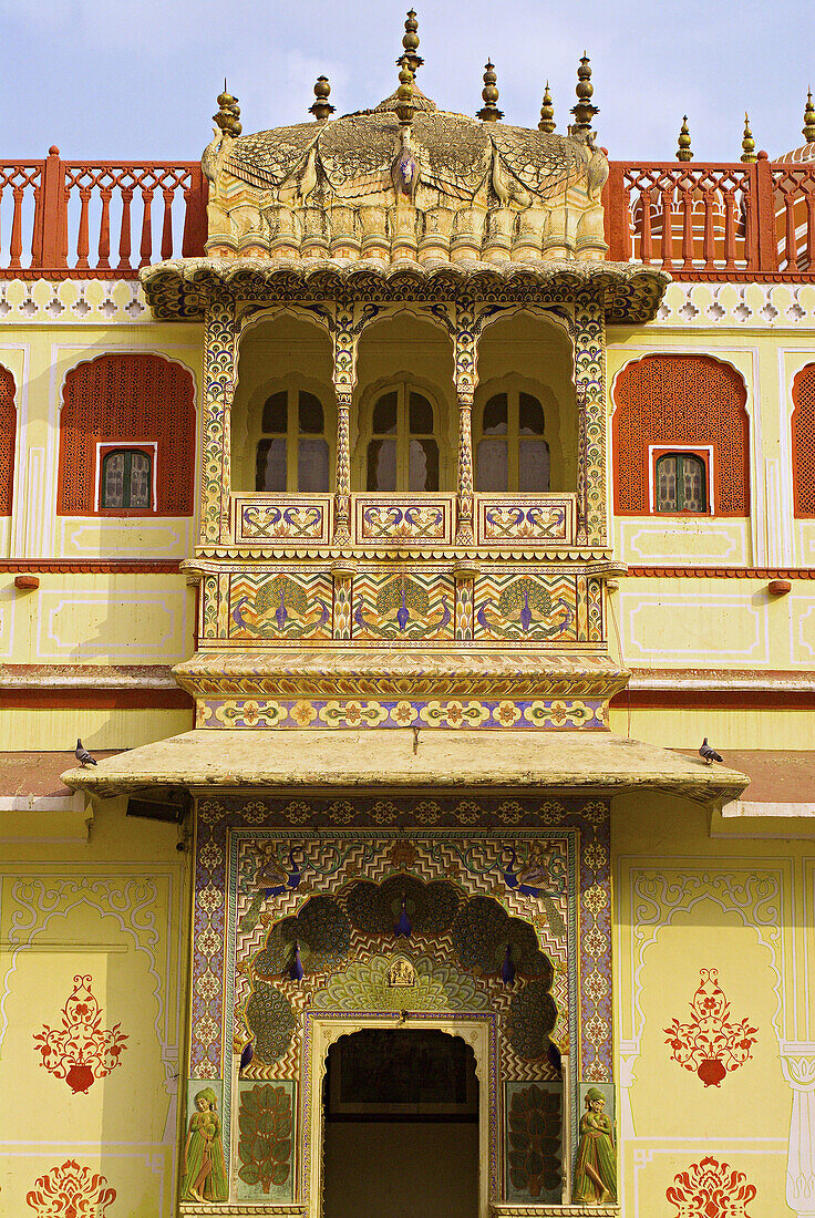 The Peacock Gate, City Palace, Jaipur, Rajasthan, India