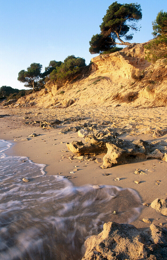 SEstanyol beach. South Majorca, Balearic Islands. Spain