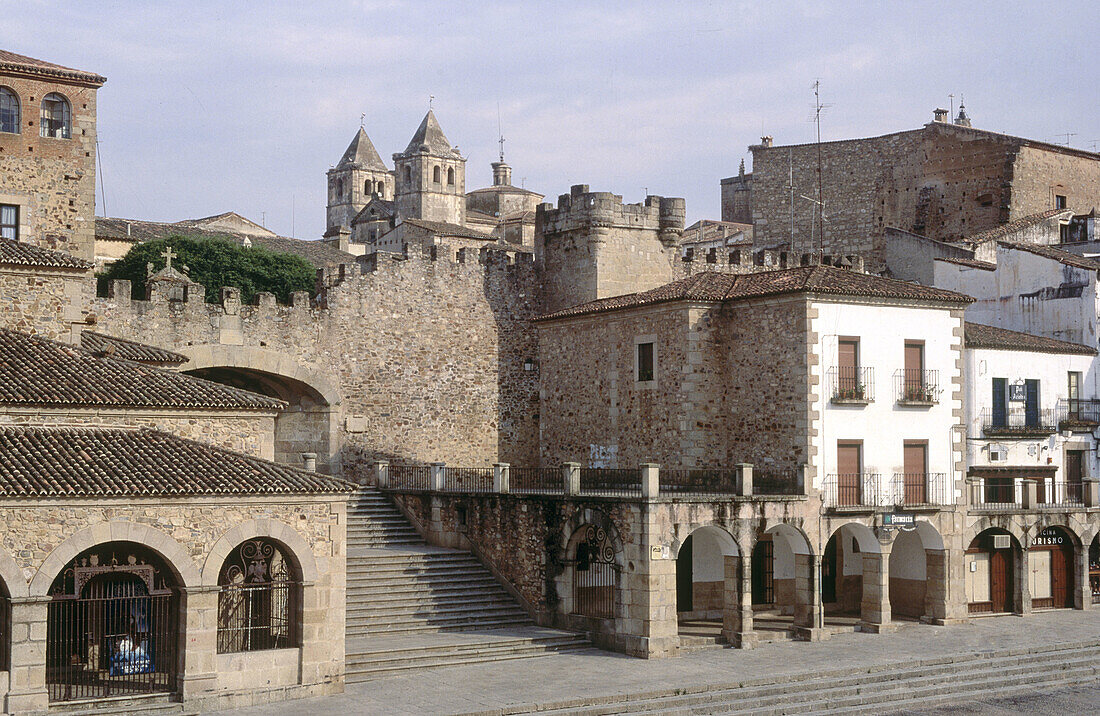Plaza Mayor. Caceres. Extremadura. Spain