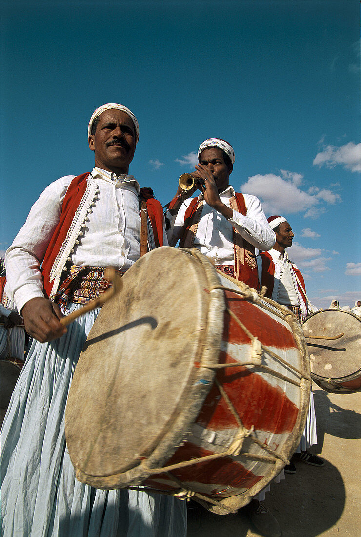 Festival near Tataouine. Folklore. Tunisia.