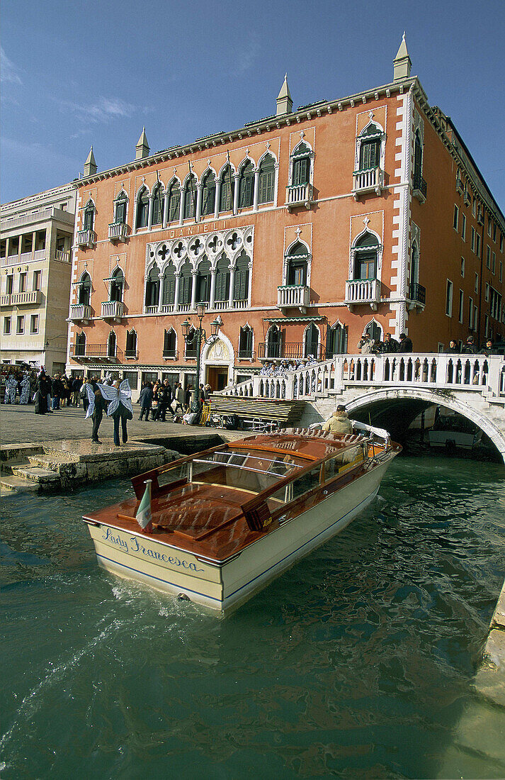 Hotel Danieli at Riva degli Schiavoni, Venice, Italy