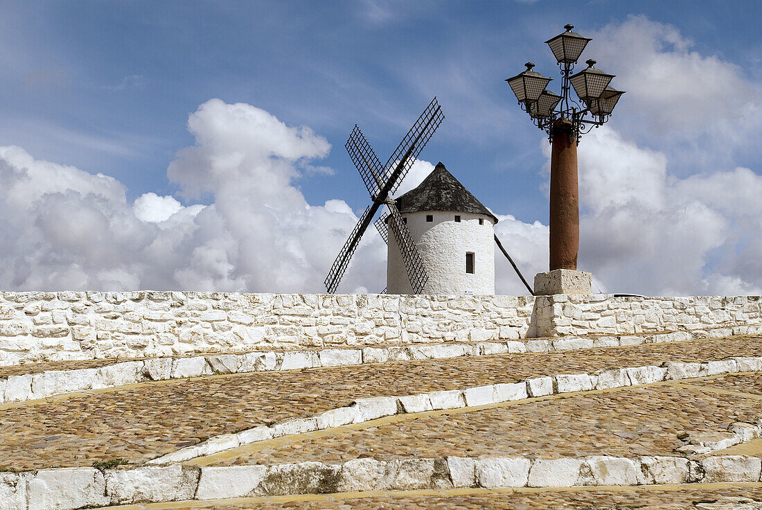 Windmills, Campo de Criptana. Ciudad Real province, Castilla-La Mancha, Spain