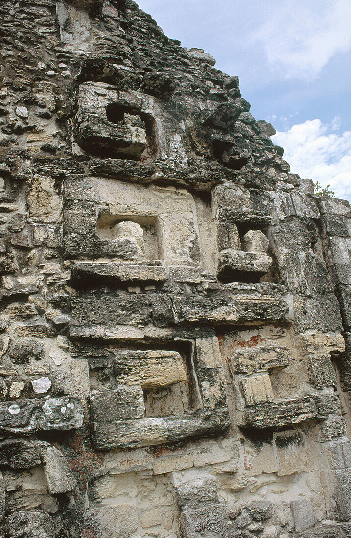Ancient maya sitge of Becán, Campeche, Yucatan peninsula, Mexico
