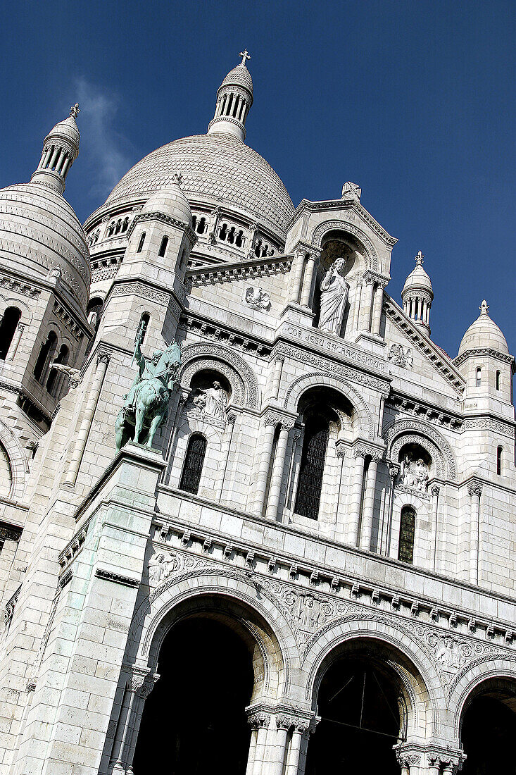 The Romano-Byzantine style church Sacre-Coeur, Paris, France