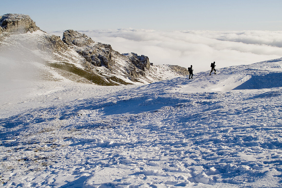 Aldamin peak in Gorbea Natural Park. Biscay, Euskadi, Spain