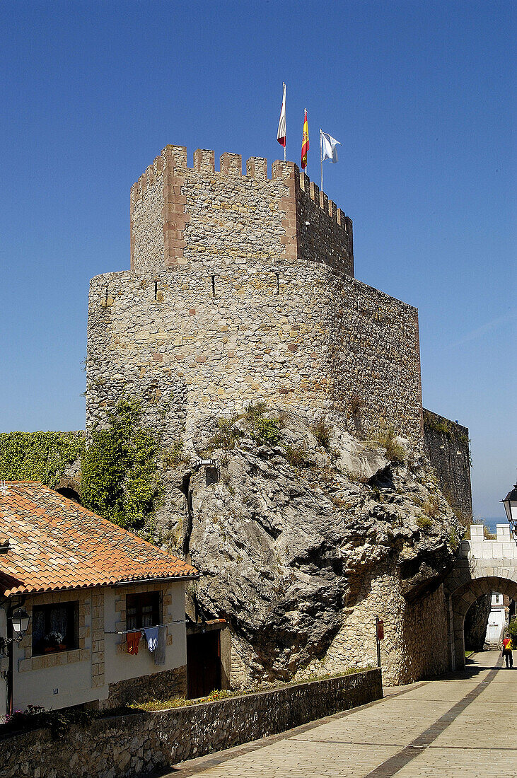 Castillo del Rey. San Vicente de la Barquera. Cantabria. Spain.
