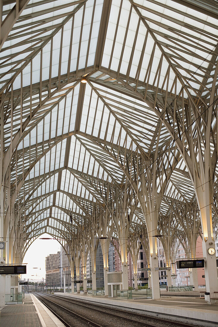 Oriente railway station, Lisbon Portugal