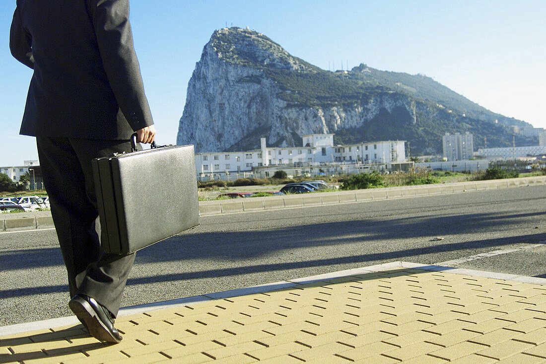 Business man, Gibraltar, UK