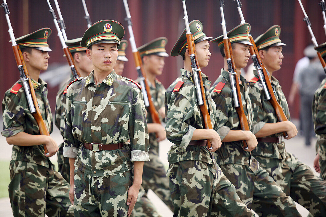 Militar school. Beijing. China.
