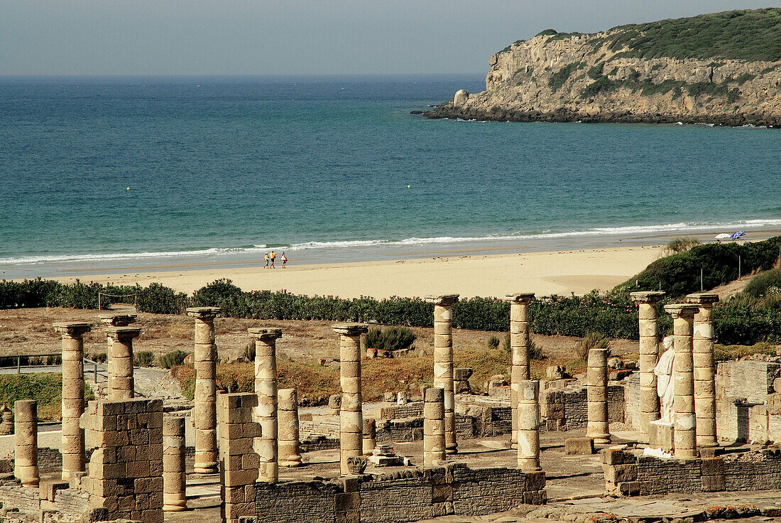 Ruins of old roman city of Baelo Claudia, Tarifa. Cadiz province, Andalusia, Spain