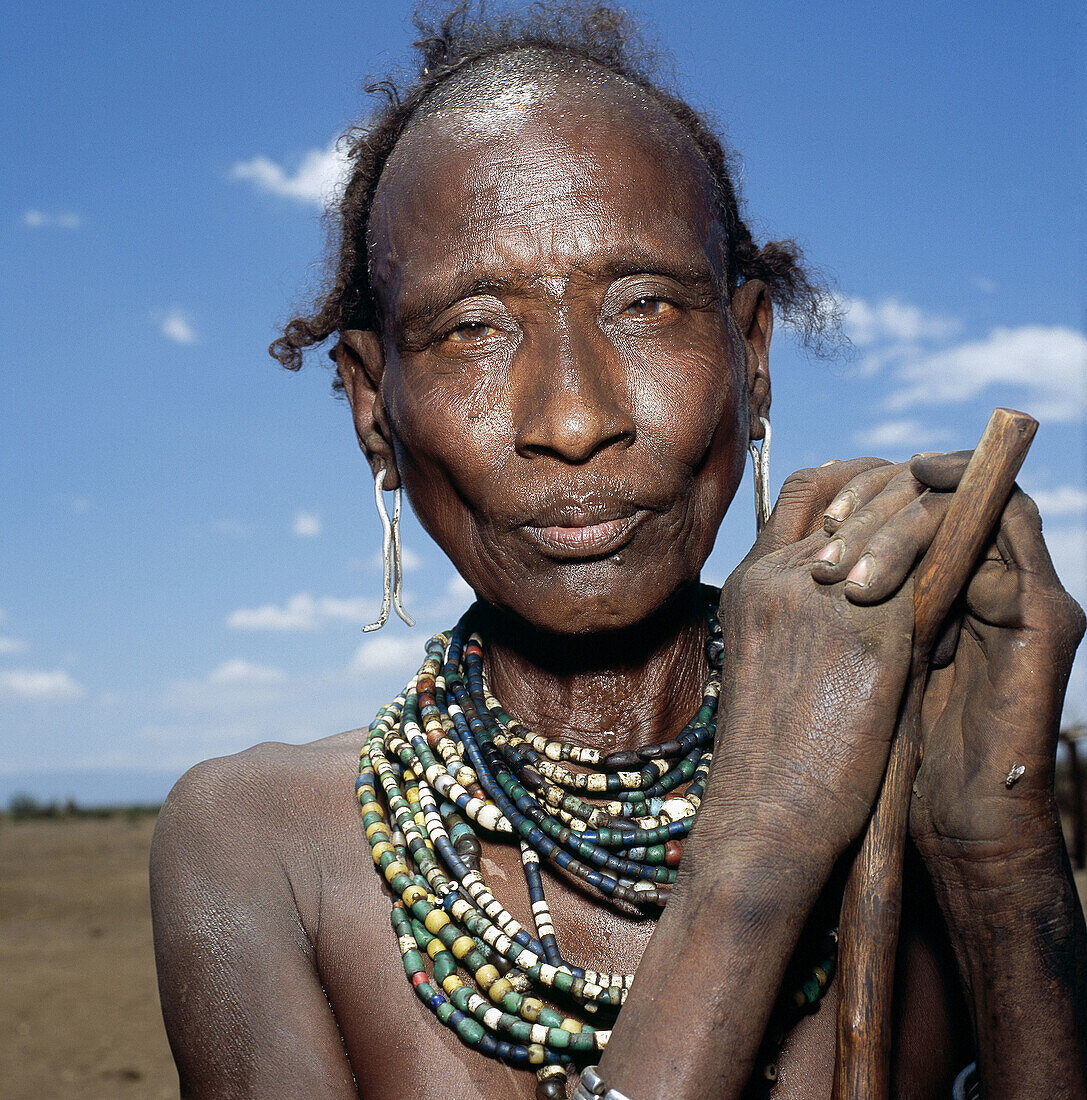Woman. Gala tribe. Ethiopia.