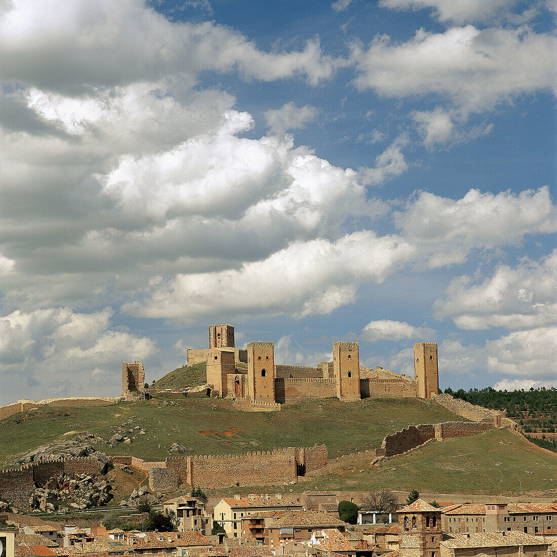Molina de Aragon castle. Guadalajara province. Spain.