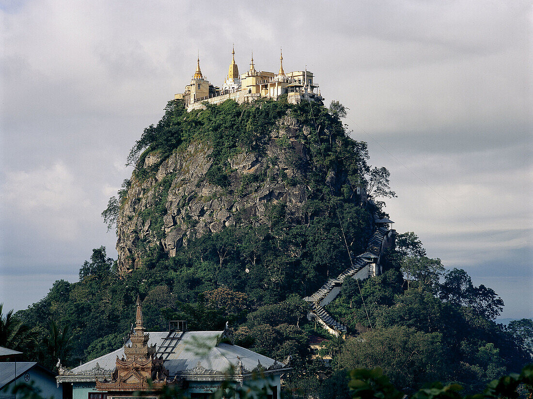 Popa monastery. Myanmar.