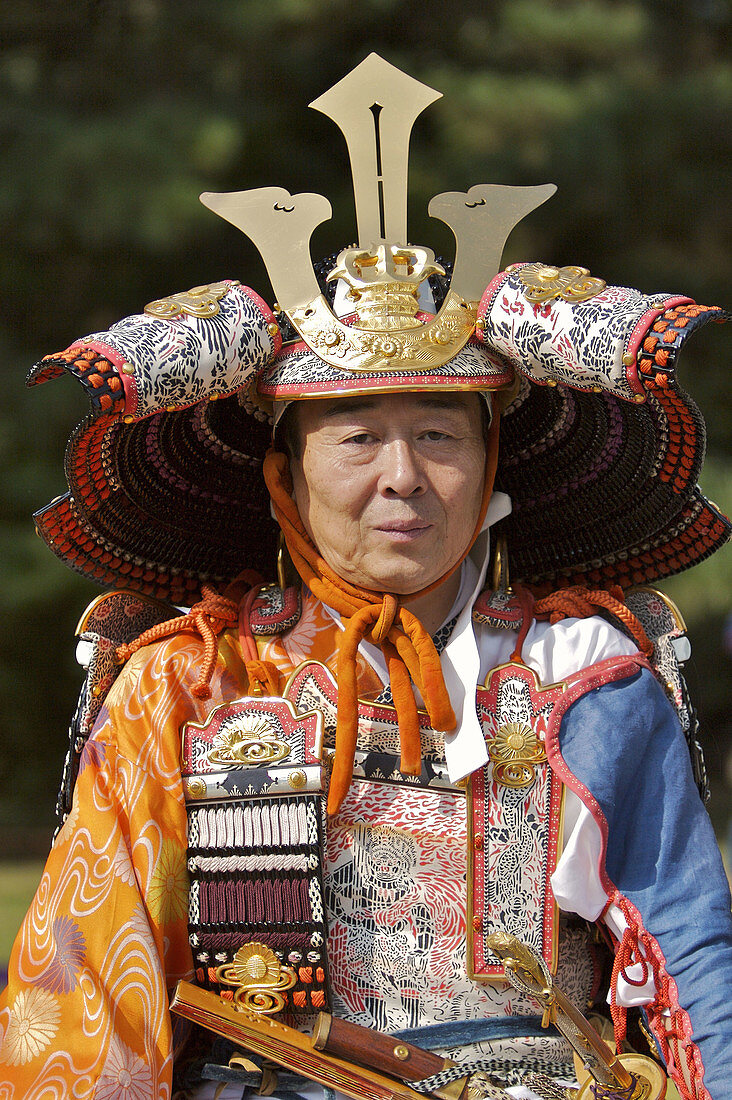 Kyoto Jidai Matsuri 06 (The Festival of the Ages) - A soldier in armor.