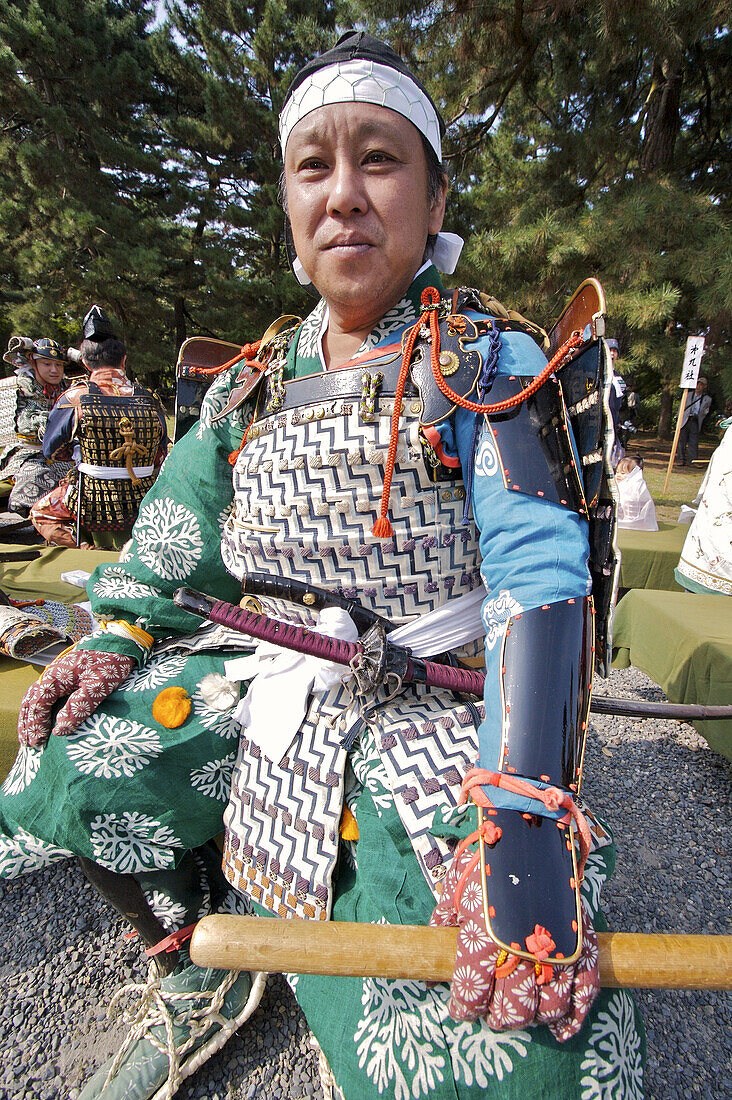 Kyoto Jidai Matsuri 06 (The Festival of the Ages). A soldier in armor.
