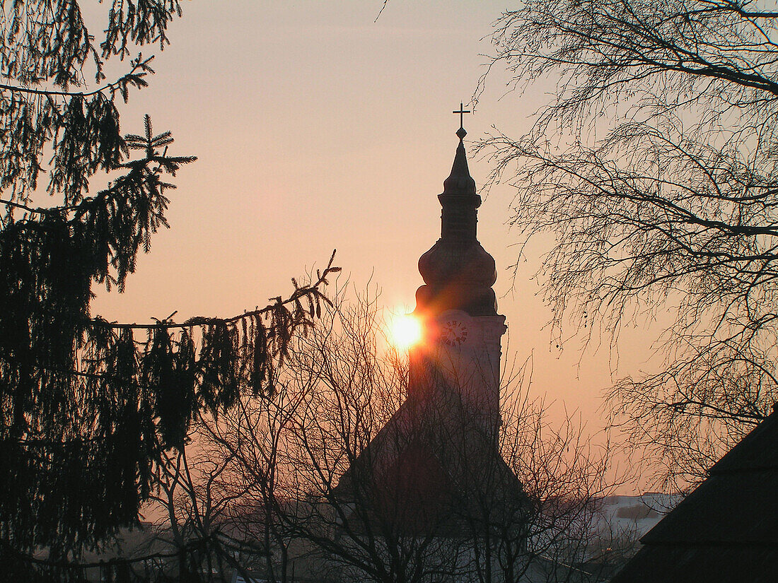 Architecture, Back-light, Backlight, Bell tower, Bell towers, Beyond, Church, Churches, Color, Colour, Daytime, Exterior, Light, Outdoor, Outdoors, Outside, Silence, Silhouette, Silhouettes, Spiritual, Spirituality, Sun, Sunset, Sunsets, Tower, Towers, Tr