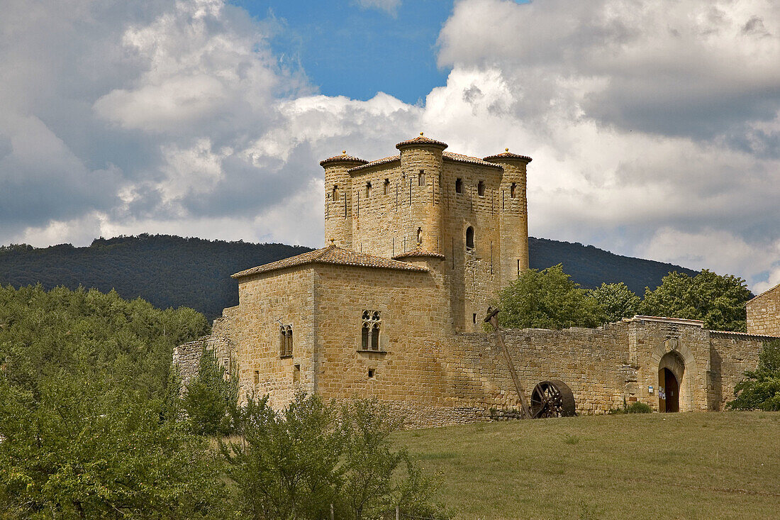 Cathar castle. Corbières. Roussillon. France