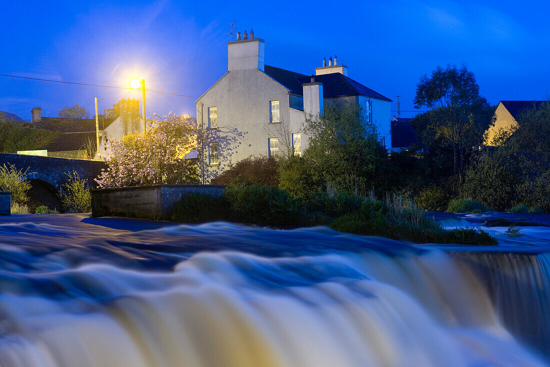 The Falls, Cascades in Ennistimon, County Clare, Ireland, Europe