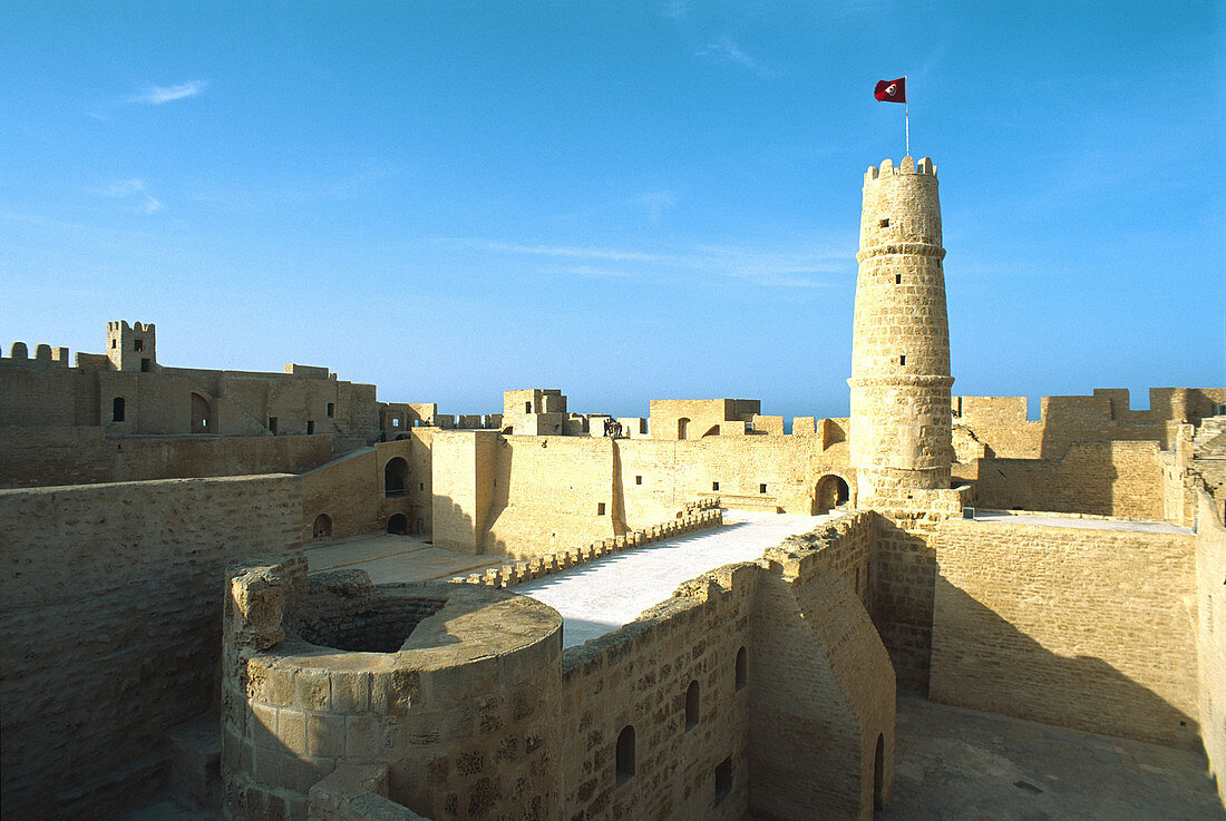Fortress (Ribat), VIIIth century, Monastir, Tunis.