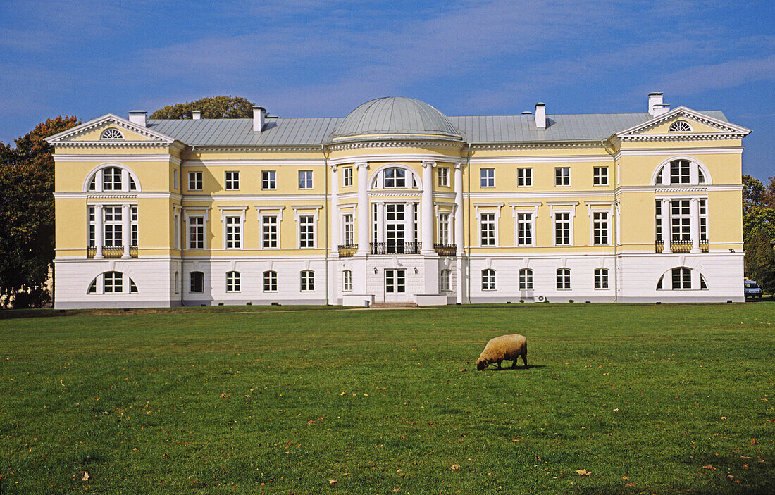 Palace of von Liven family (1798-1802), by architect G. Quarenghi, Mezotne, Latvia