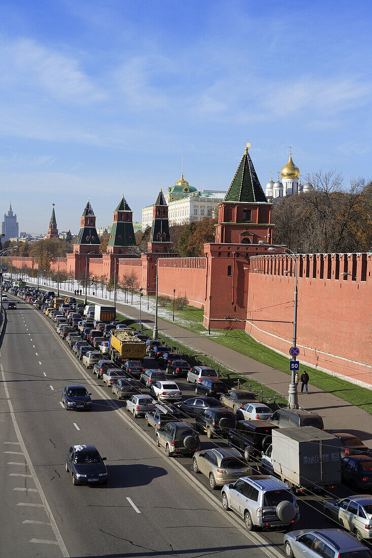 Towers of Moscow Kremlin, Moscow, Russia
