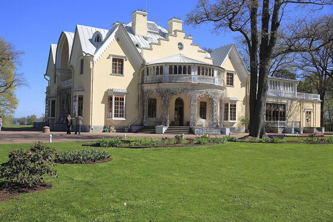 Alexandria park. Cottage palace (1826-1829), Architect Adam Menelas, Peterhof, near St.Petersburg, Russia