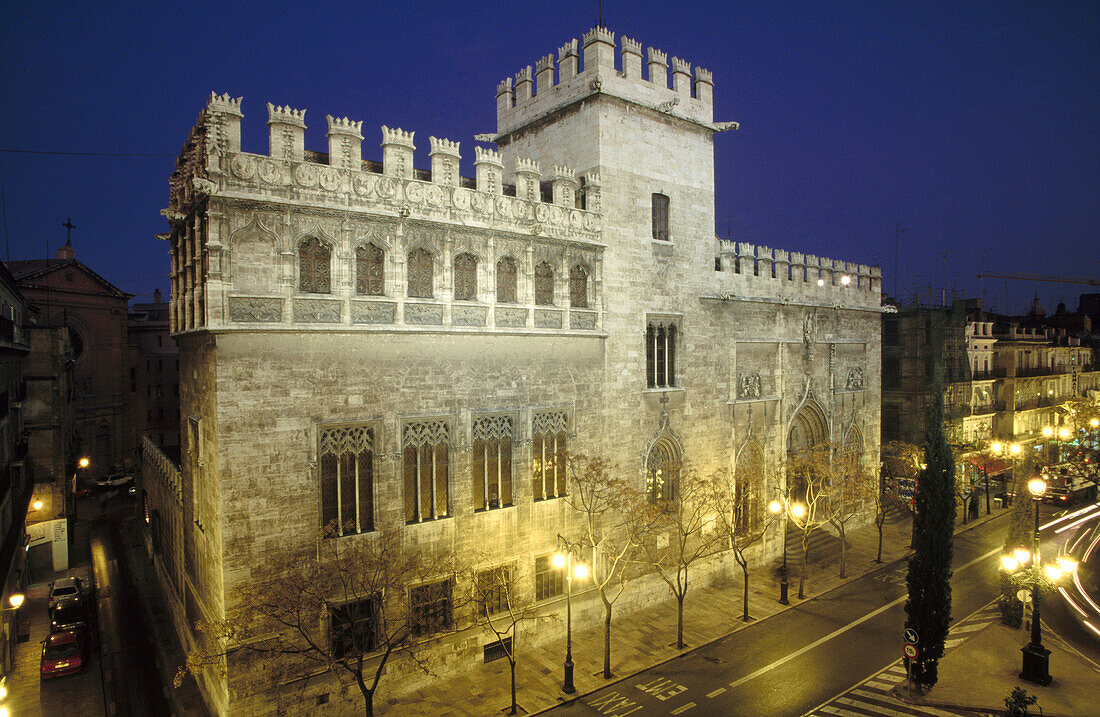 Lonja de la Seda (Silk Exchange). Late gothic, 15th Century. Valencia, Spain