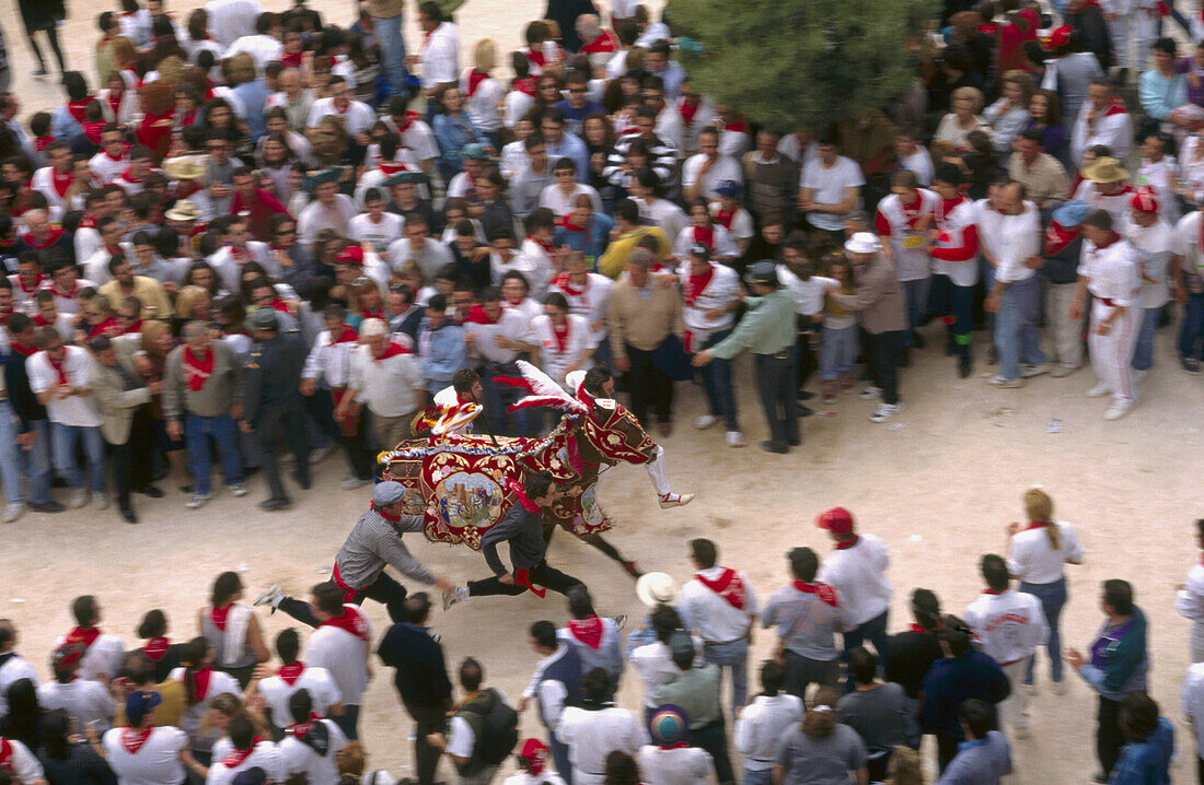 Caballos del Vino traditional festival, Caravaca de la Cruz. Murcia, Spain
