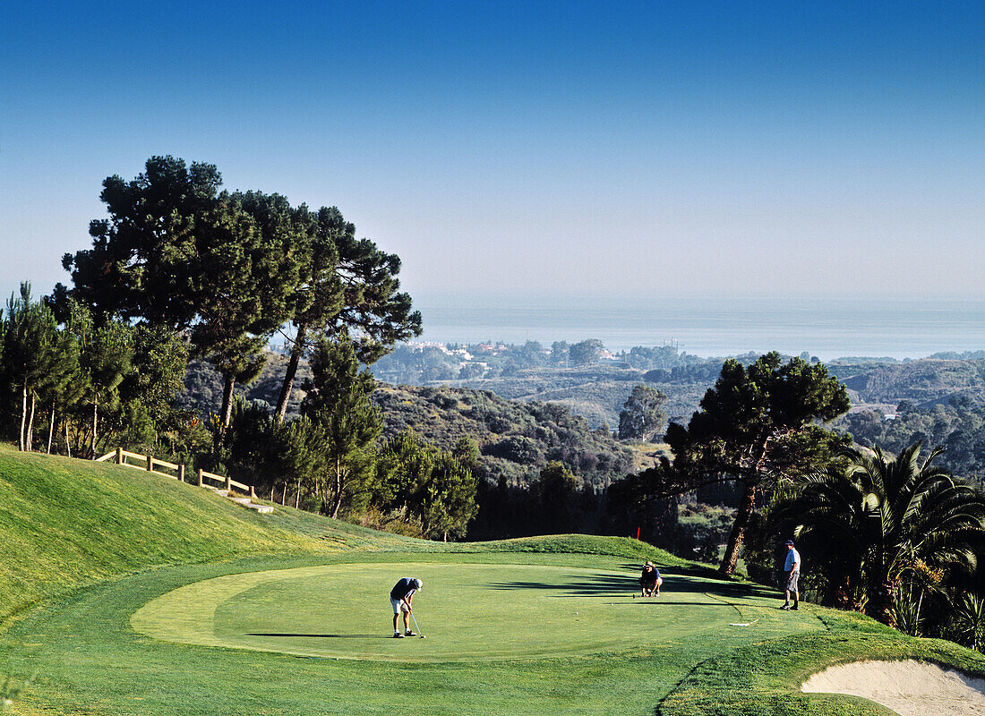 Los Arqueros golf course, Marbella. Costa del Sol, Málaga province. Andalusia, Spain
