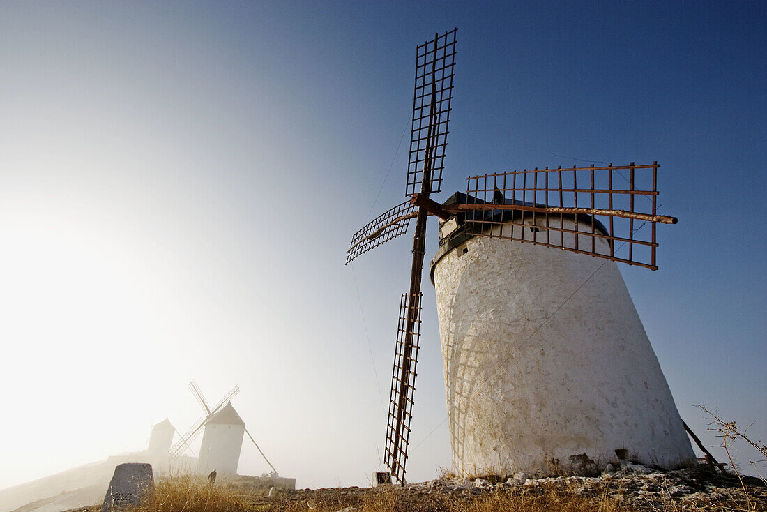 Windmills, Consuegra. Toledo province, Castilla-La Mancha. Spain