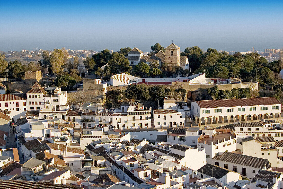 Mijas seen from Calvary chapel. Málaga province, Costa del Sol. Andalusia, Spain