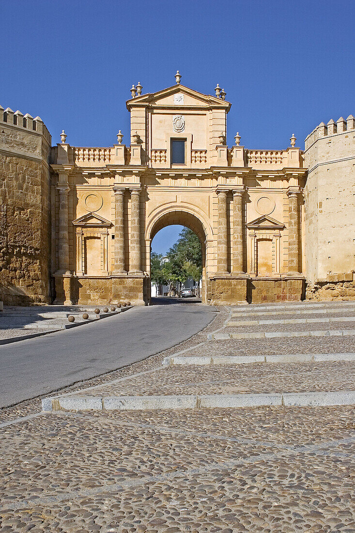 Córdoba door. Carmona. Sevilla province. Andalucia. Spain.