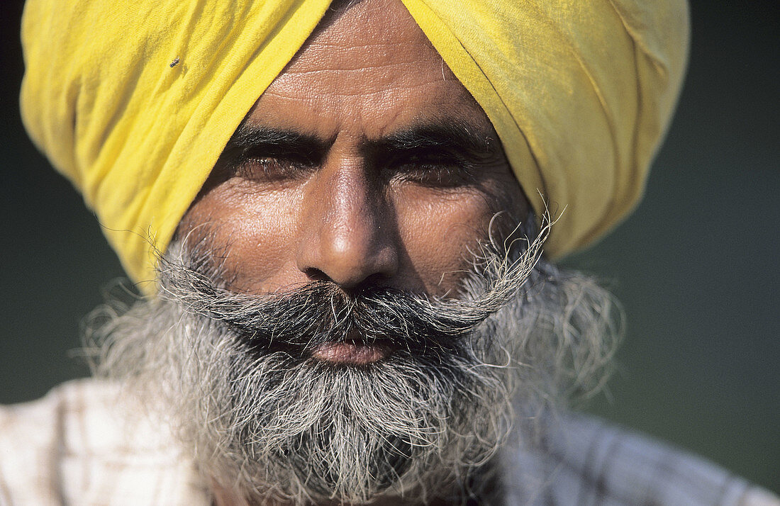 Indian man near Bharatpur. Rajasthan, India