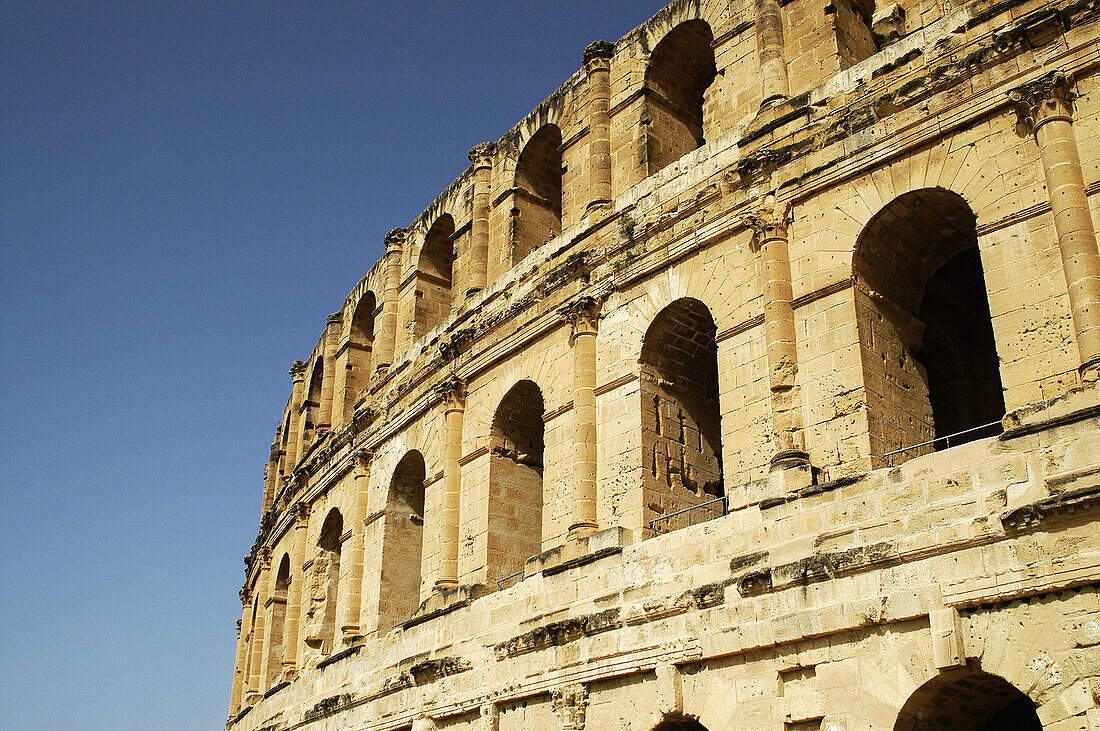 Roman amphitheater. El Djem. Tunisia.