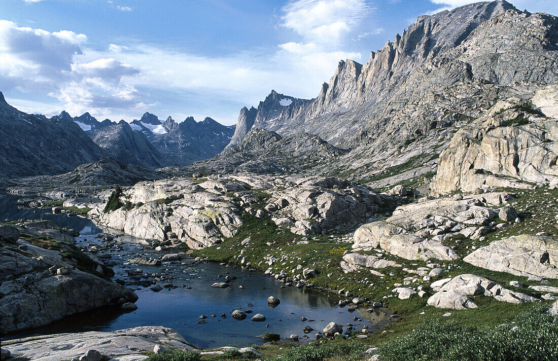 Fremont Peak. Wind River Range. Wyoming. USA.