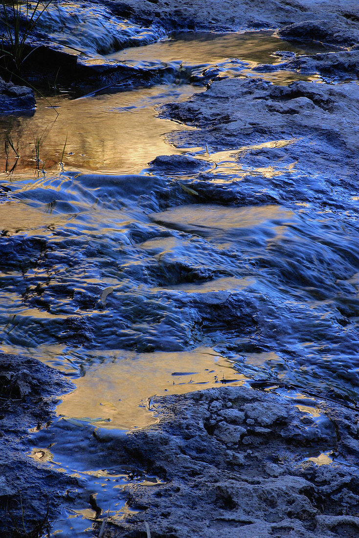 Sitting Bull Falls, Carlsbad Caverns National Park. New Mexico. USA