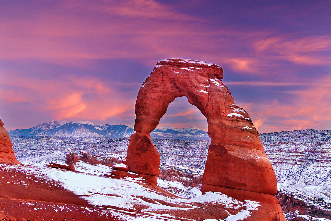 Delicate Arch. Arches National Park. Moab. Utah. USA