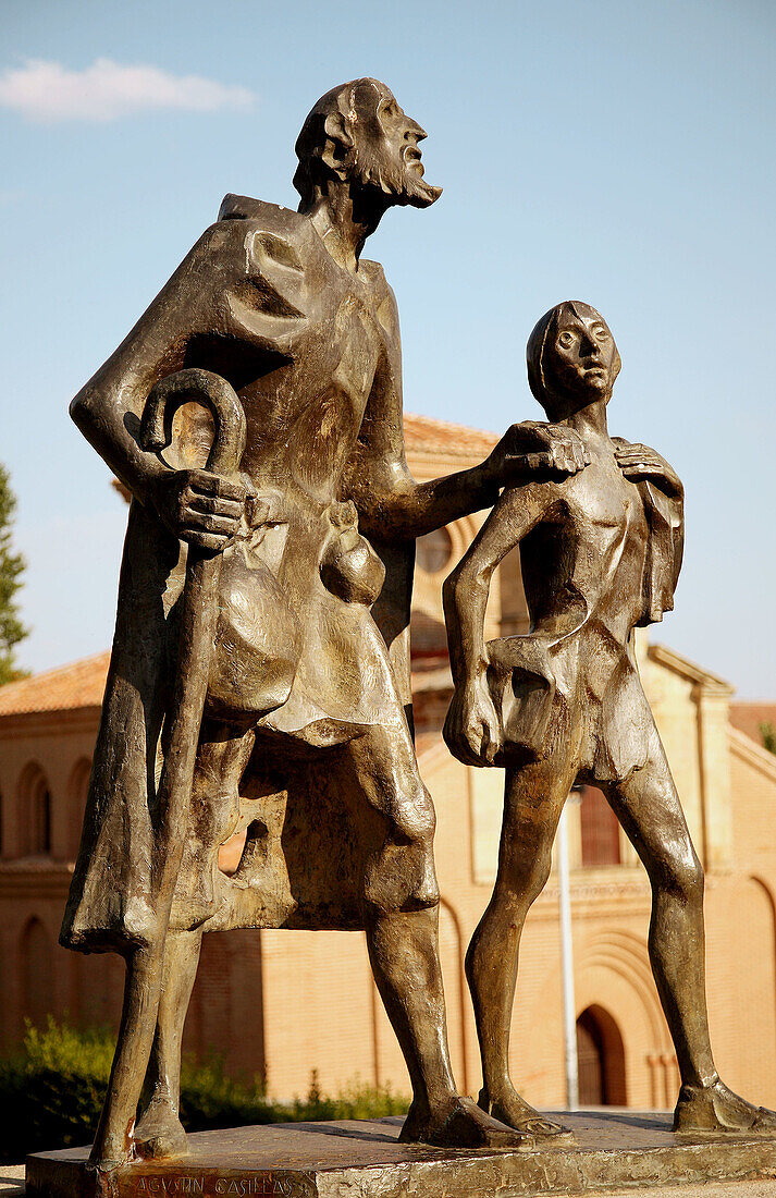 Monument to Lazarillo de Tormes, Salamanca. Castilla-León, Spain