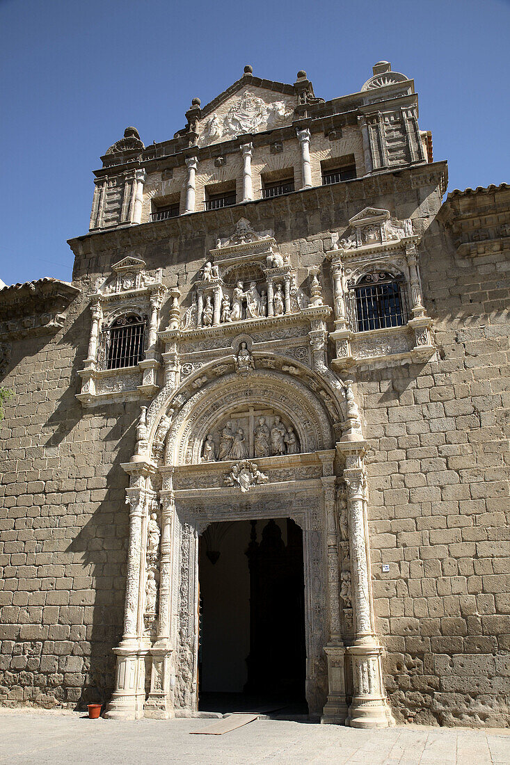 Main entrance to Museo de Santa Cruz. Toledo. Castilla-La Mancha, Spain