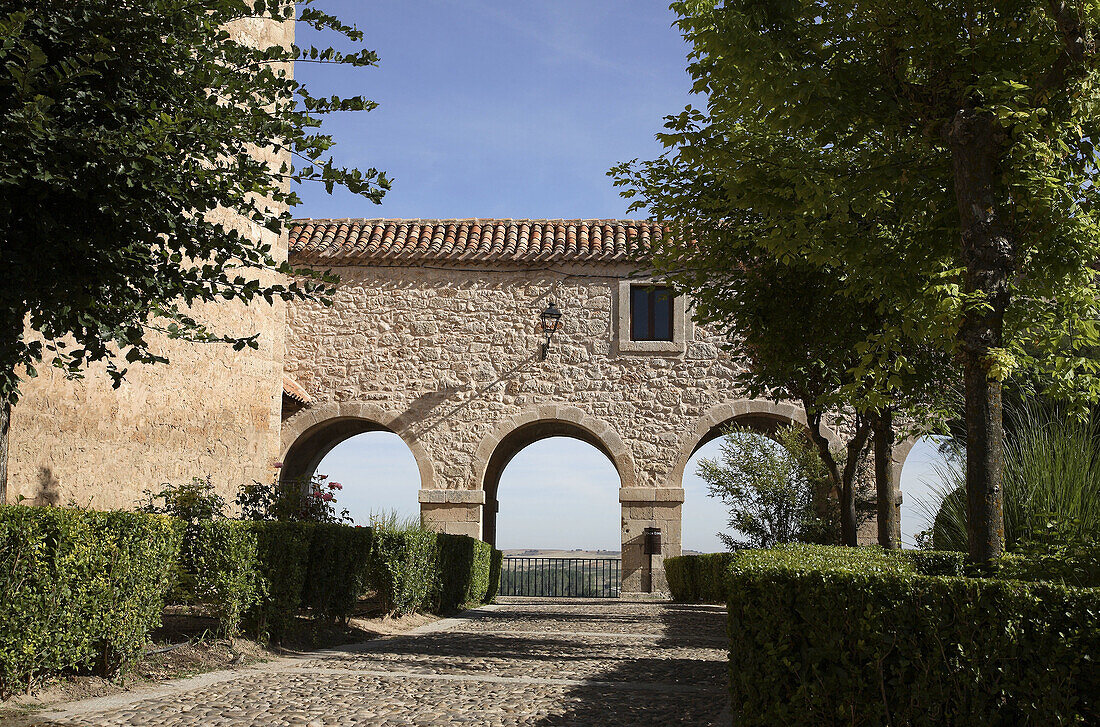 Pasadizo Mirador, Santa Teresa convent. Plaza de Santa Clara, Lerma, Castilla y Leon. Spain.