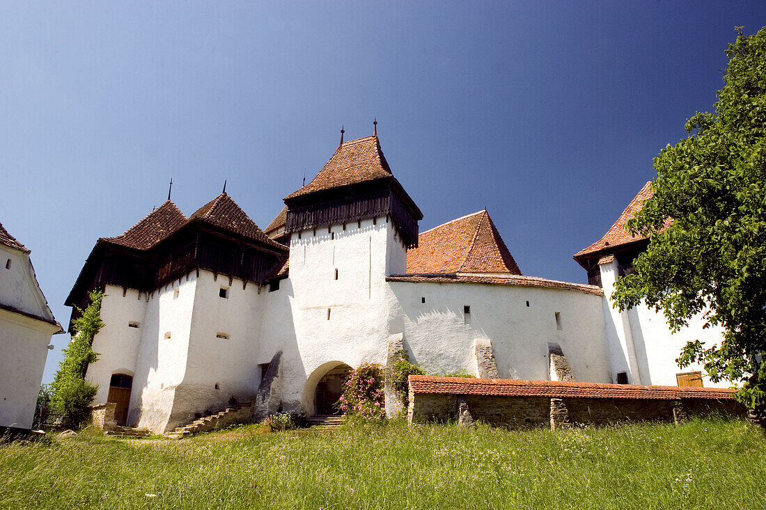 Viscri, The village is mostly known for its highly fortified church, which was originally built around 1100 AD. It is part of the villages with fortified churches in Transylvania, designated in 1993 as a World Heritage Site by UNESCO.