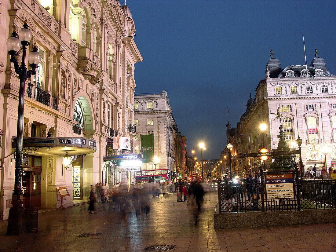 Piccadilly circus, London, England