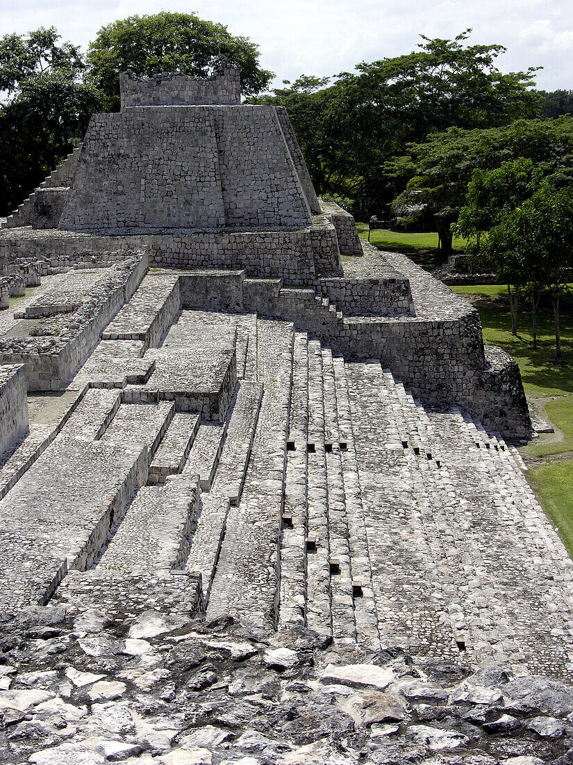 Maya ruins of Edzna. Mexico