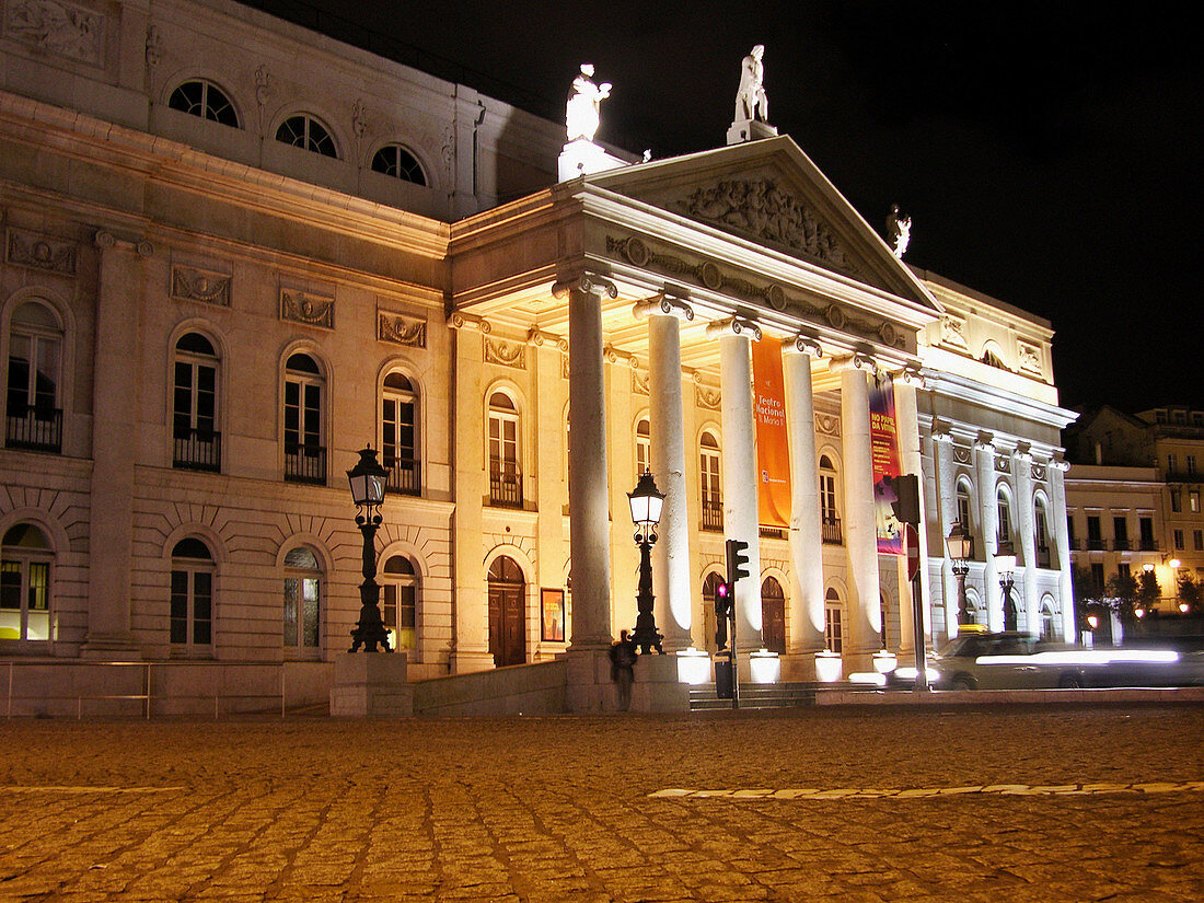 Dona Maria II National Theatre. Lisbon. Portugal
