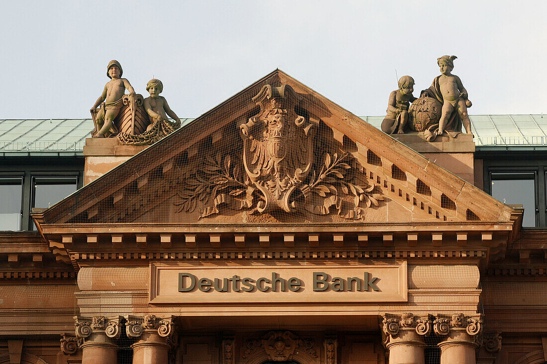 Deutsche Bank facade, Bremen, Germany, Europe