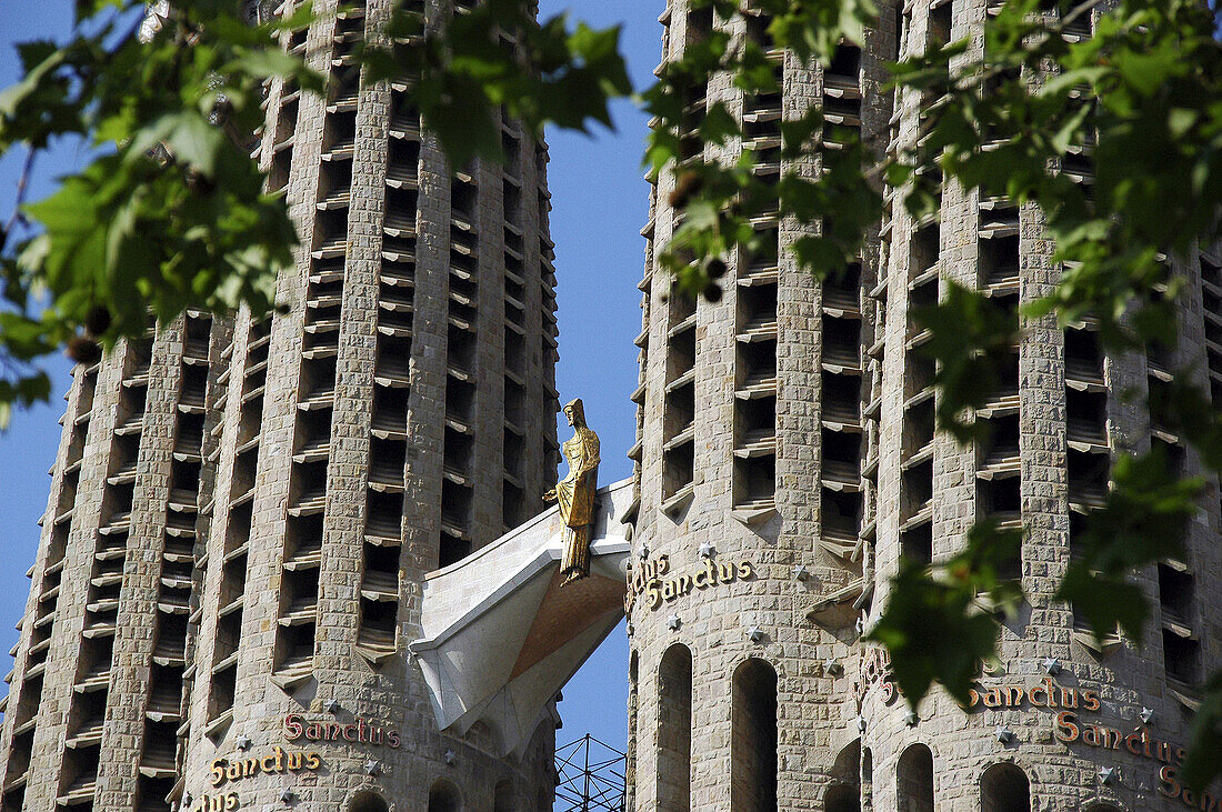 Sagrada Familia temple by Gaudí, Barcelona. Catalonia, Spain